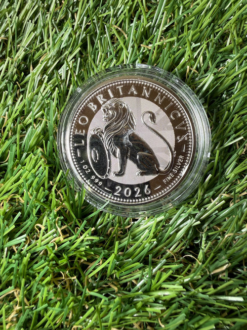 2026 1 oz Fine 999 Silver British Lion Coin Royal Mint Limited to 50000 mintage