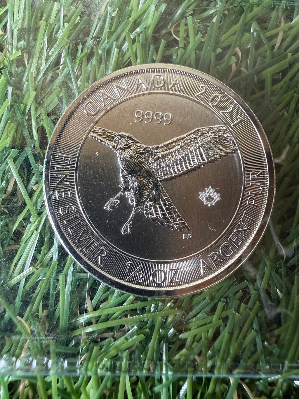 2021 0.5oz 999.9 Fine Silver Royal Canadian Mint RCM Bird of Prey