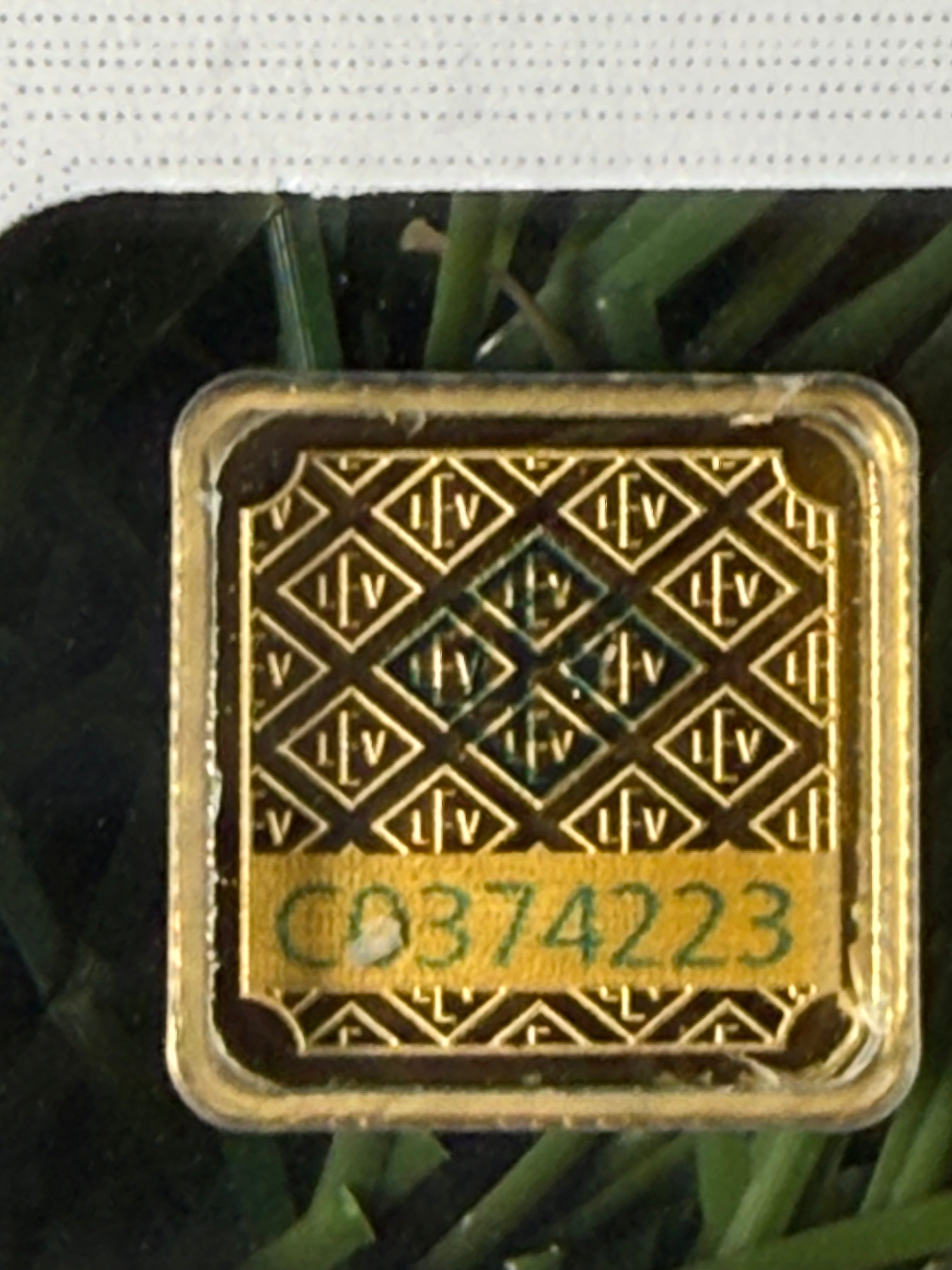 Geiger 0.5 gram Fine Gold Bar in Protective Case limited edition 501/2500