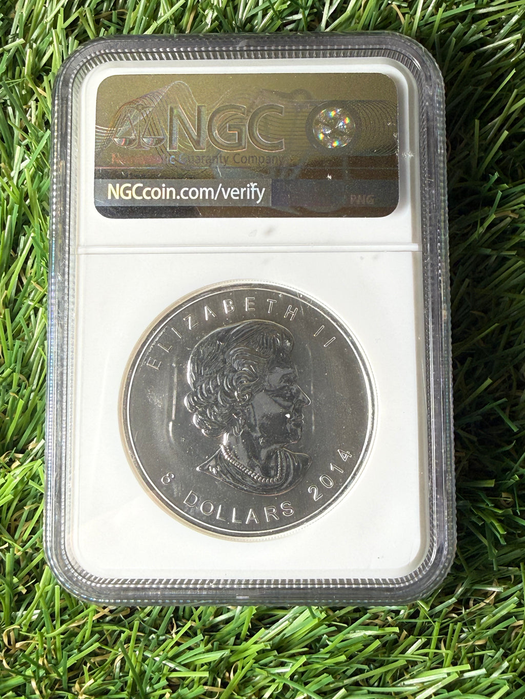 2014 Canada $8 Arctic Fox 1.5 oz Fine 999 Silver Coin NGC Graded MS69