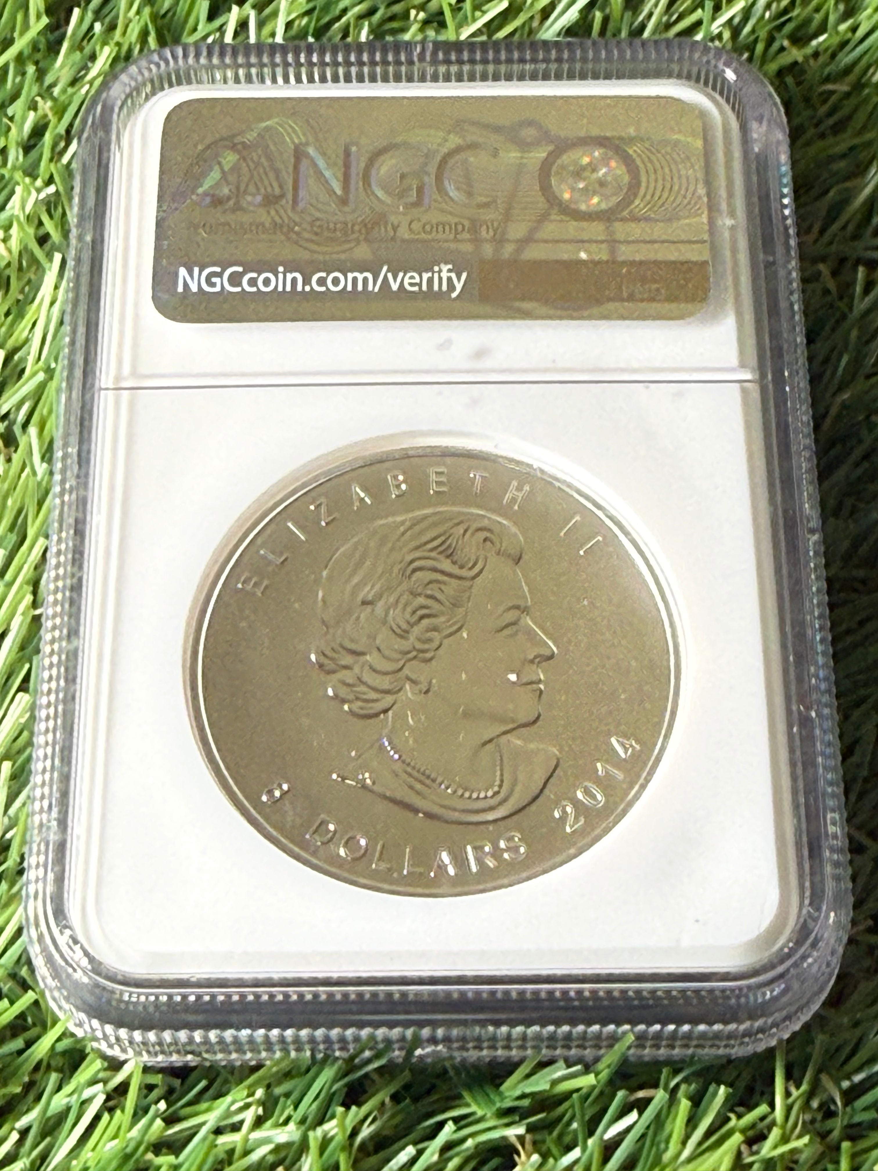 2014 Canada $8 Arctic Fox 1.5 oz Fine 999 Silver Coin NGC Graded MS69