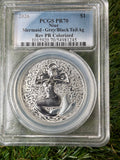 Niue Mermaid 2026 Grey/Black Tail Colourised 1 OZ .999 Fine Silver PCGS PR70