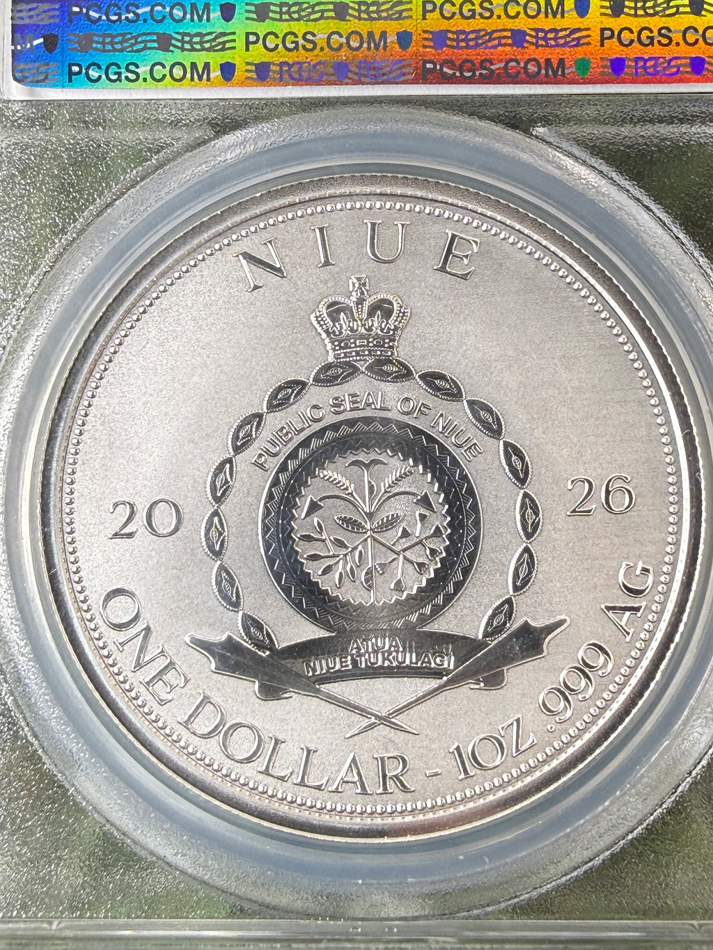 Niue Mermaid 2026 Earth Reflection 1 OZ .999 Fine Silver PCGS PR70