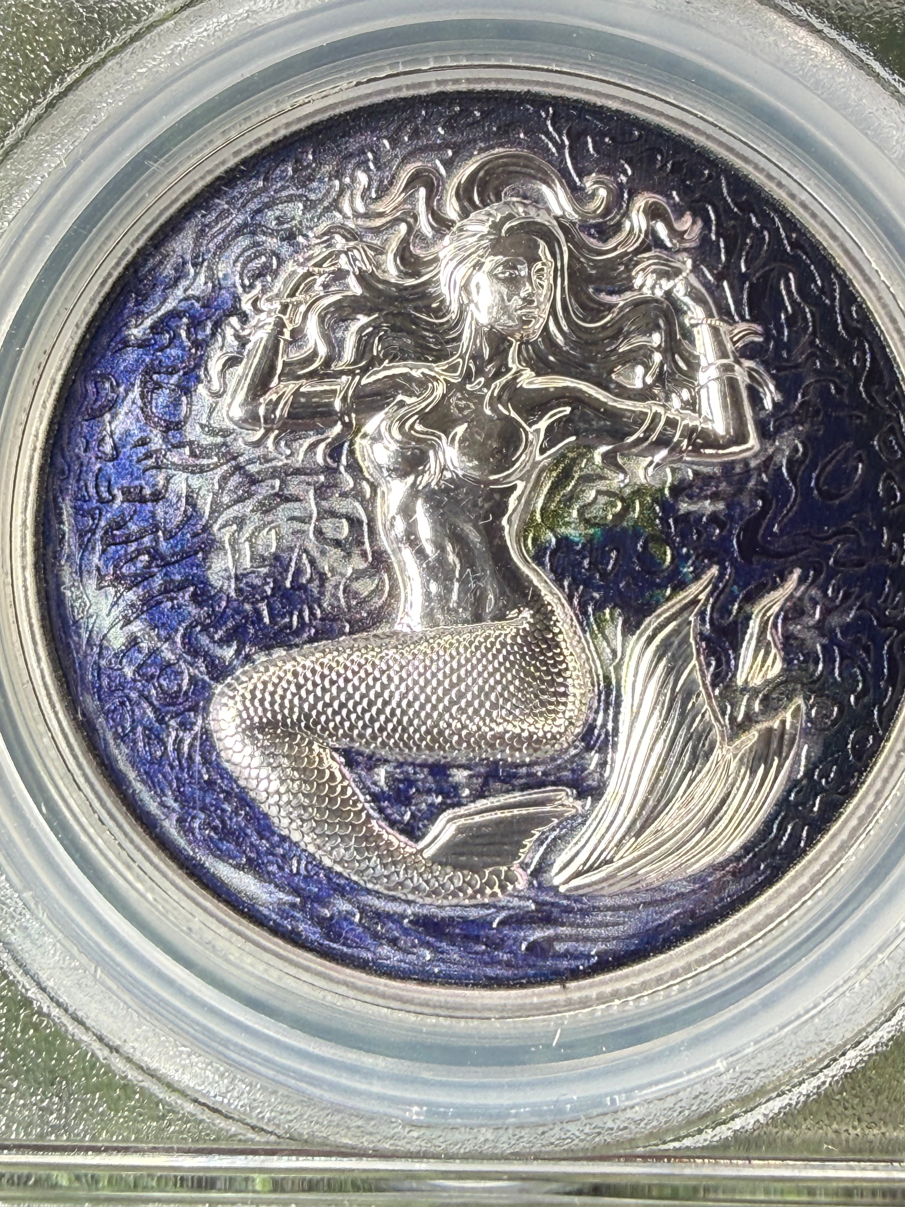 Niue Mermaid 2026 Earth Reflection 1 OZ .999 Fine Silver PCGS PR70