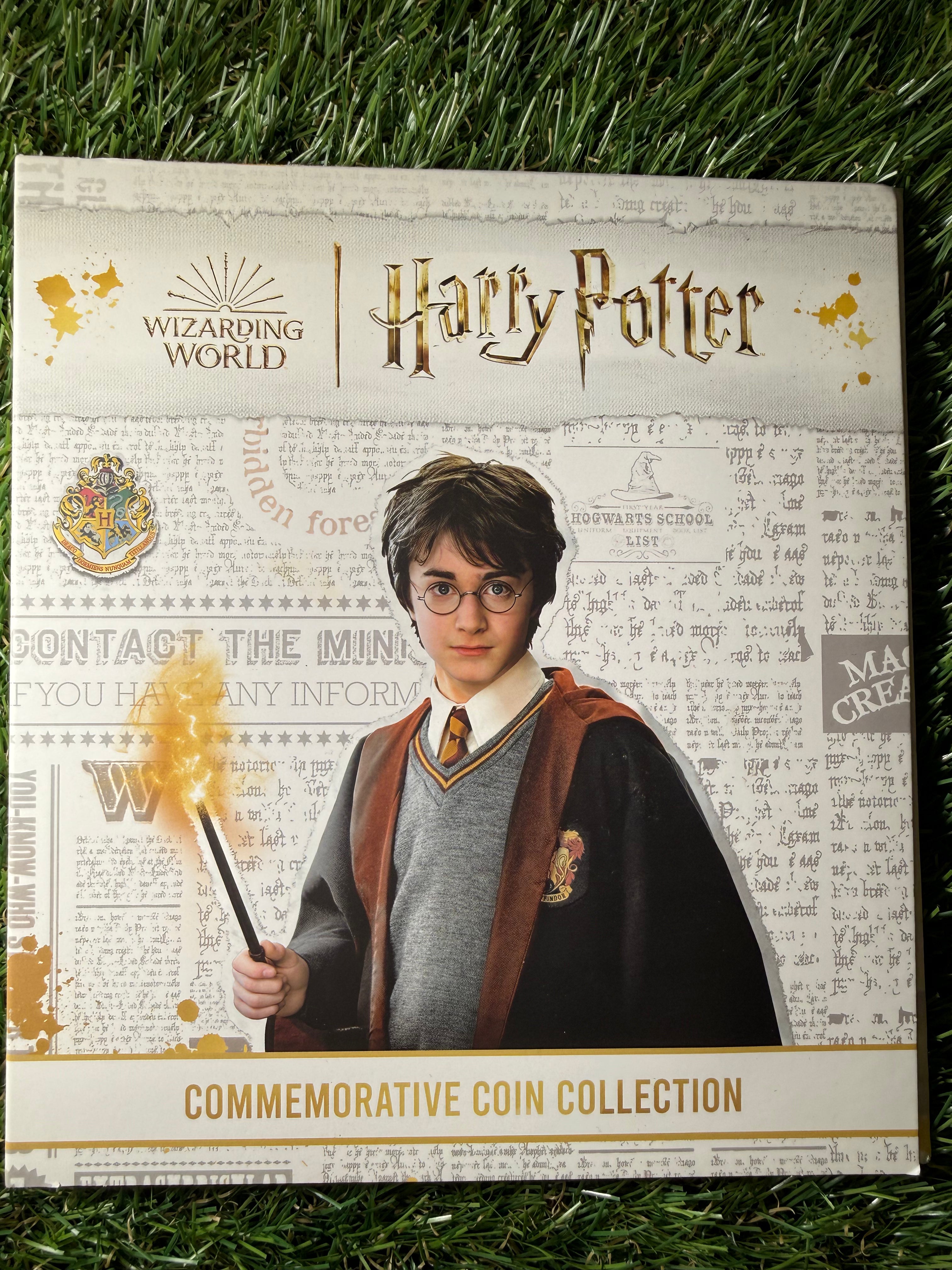 Harry Potter Complete Commemorative BU Coin Collection 2024 in Carded Display Case