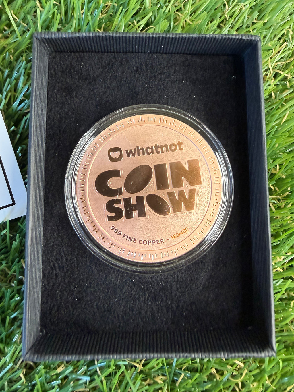 Whatnot Coin Show 1oz Copper Coin limited to 400
