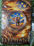 2026 African Big 5 Starry Night Fusion 1 oz Elephant .999 Copper in Blister
