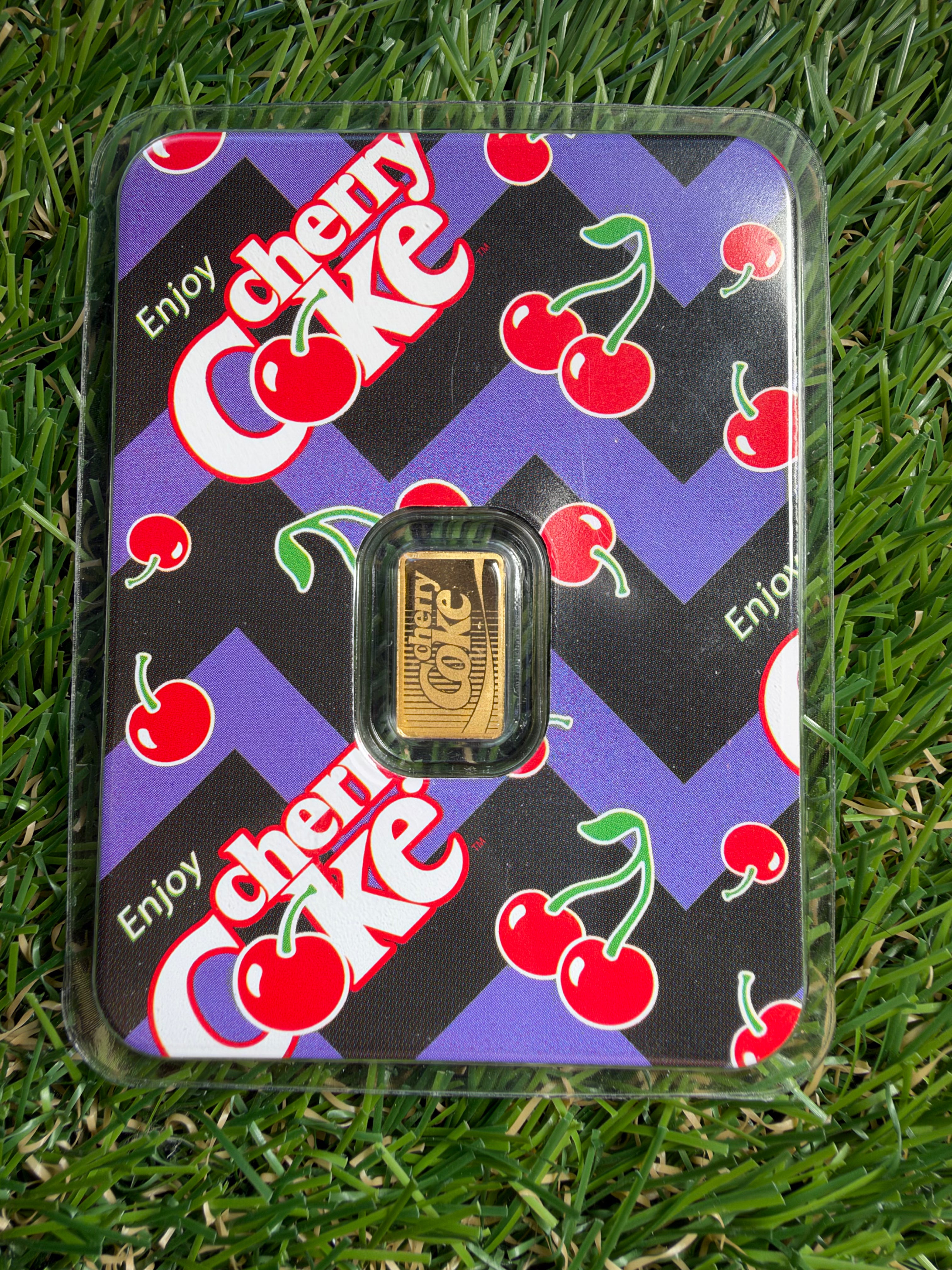 Cherry Coke 2 Gram Fine Gold .9999 Bar Limited Edition 440 Mintage