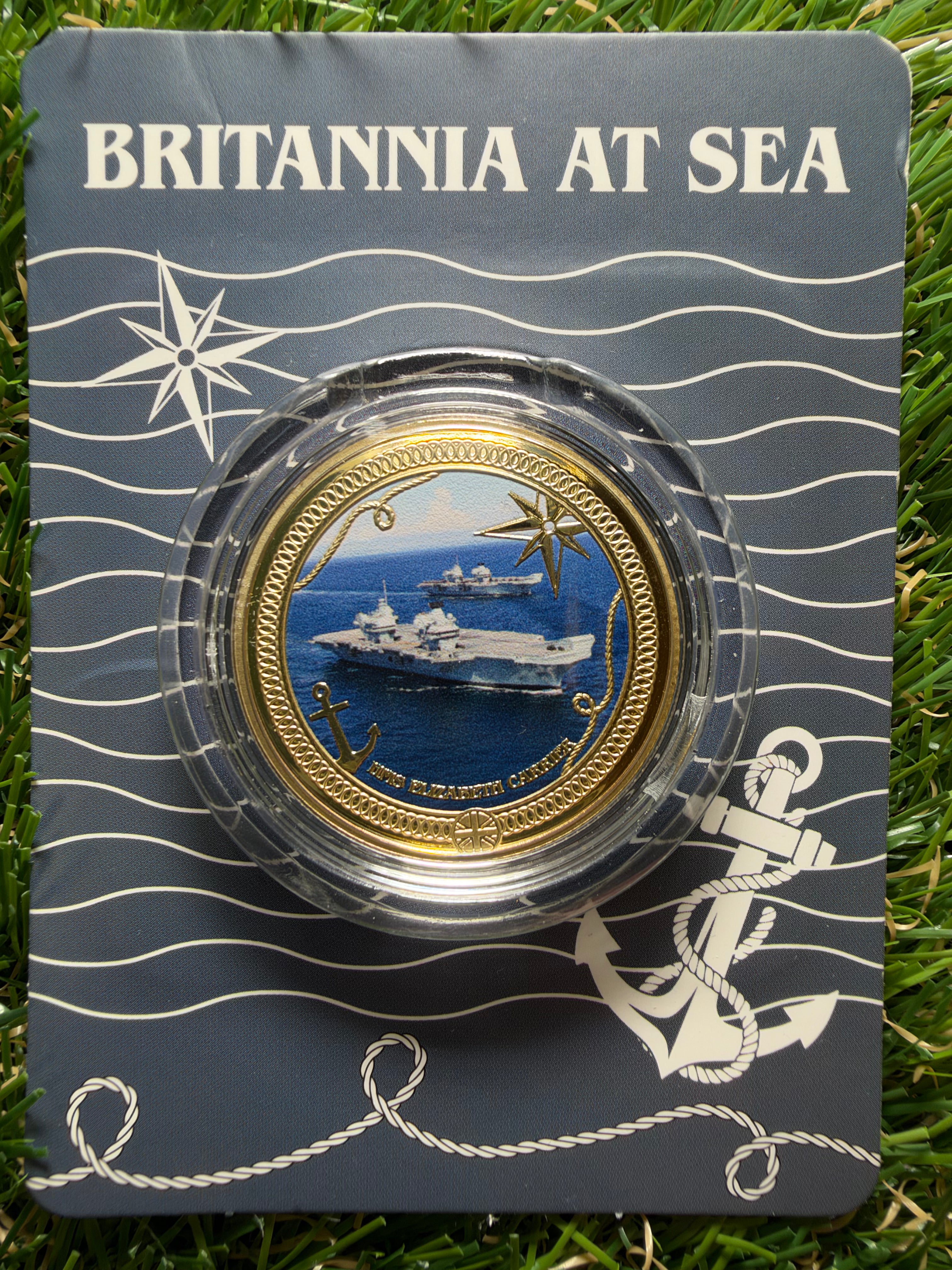 Britannia at Sea Gold Plated with Colour Coin Collection 2026